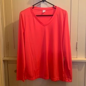 Pink Long Sleeved Top Size Large